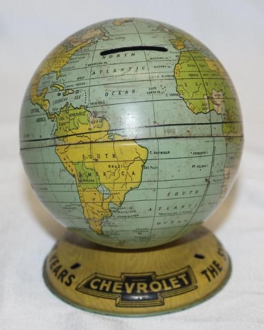 1938 Chevrolet Advertising Coin Bank (1 of 3)