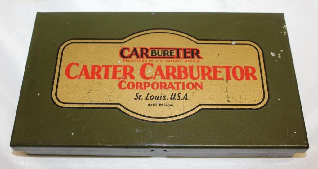 NOS 1940's Carter Carburetor Advertising Guage Display (1 of 6)