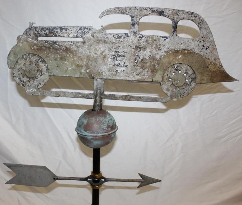 1935 Chrysler Airflow Figural Weathervane (1 of 5)