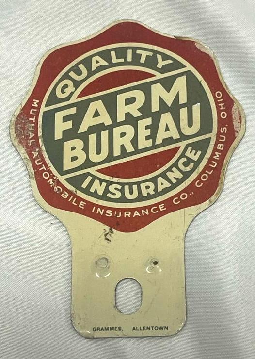 Farm Bureau Insurance License Plate Topper (1 of 2)