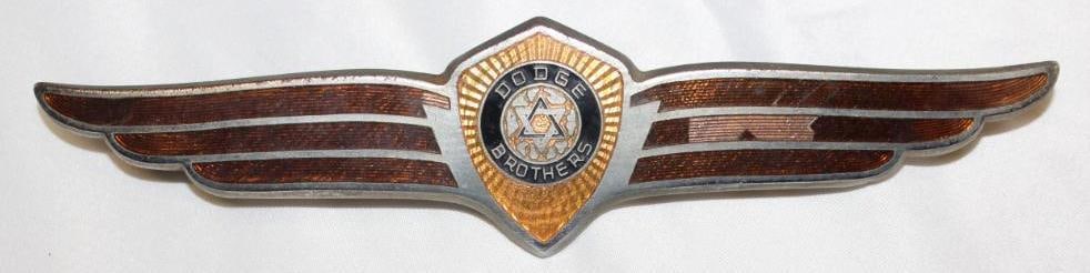 1936-1938 Dodge Brothers Trunk Emblem Badge (1 of 2)