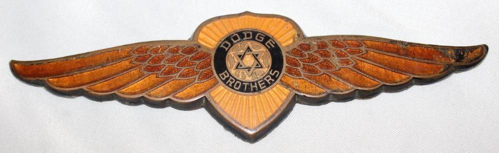 1935-1936 Dodge Brothers Radiator Emblem Badge (1 of 2)