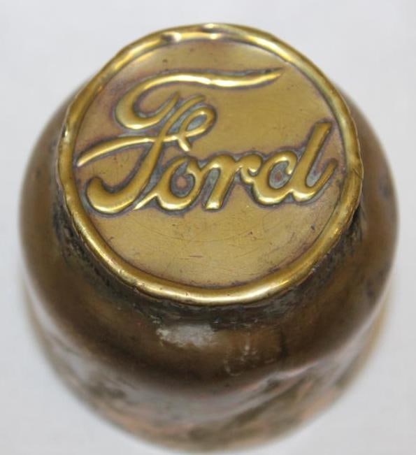 Ford Model T Brass Hubcap: 2.25" diameter