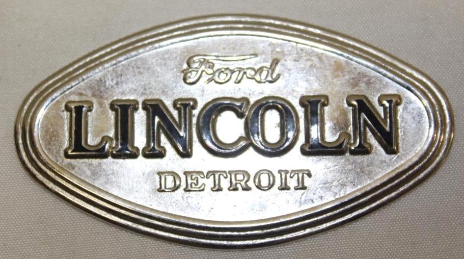 1924-1927 Ford Lincoln Radiator Emblem Badge (1 of 2)
