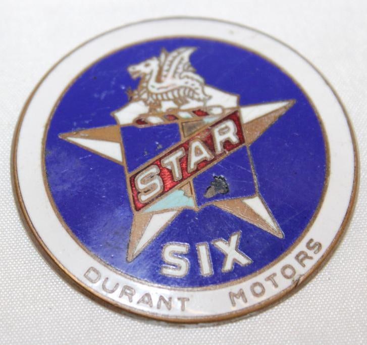 1926-1927 Star Six Durant Radiator Emblem Badge (1 of 2)