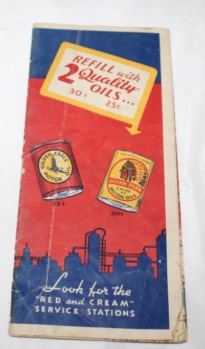 Idaho Refining Company Wasatch Oil Graphic Western State Roadmap (1 of 5)