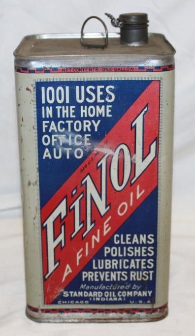 Standard Oil Co of IN Finol 1 Gallon Oil Can (1 of 6)