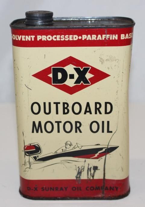 Graphic DX Outboard One Quart Oil Can (1 of 4)