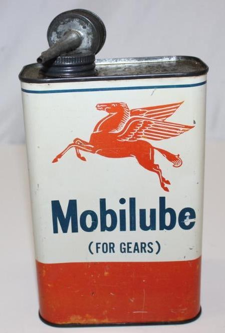 Mobilube Mobil Outboard Gear Oil Quart Can (1 of 5)