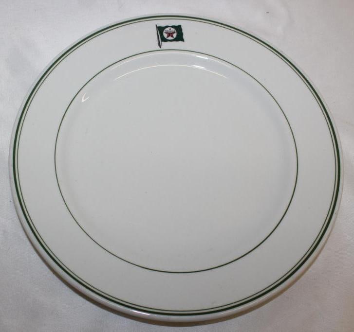 Texaco Marine China Dinner Plate: marked Mayer, 9.75" diameter