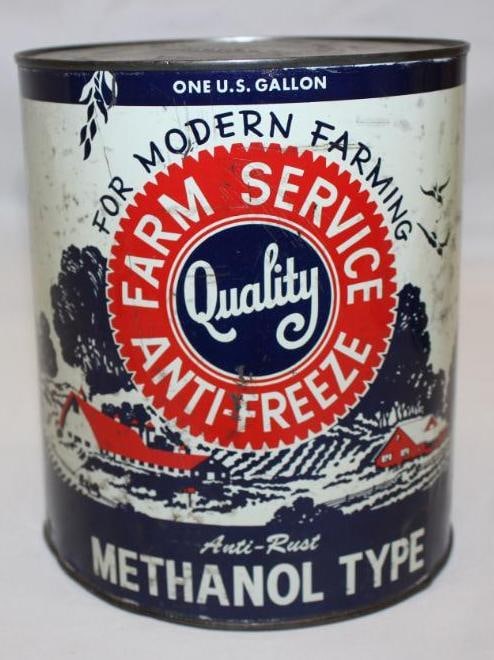 Farm Service Antifreeze Graphic 1 Gallon Can (1 of 4)