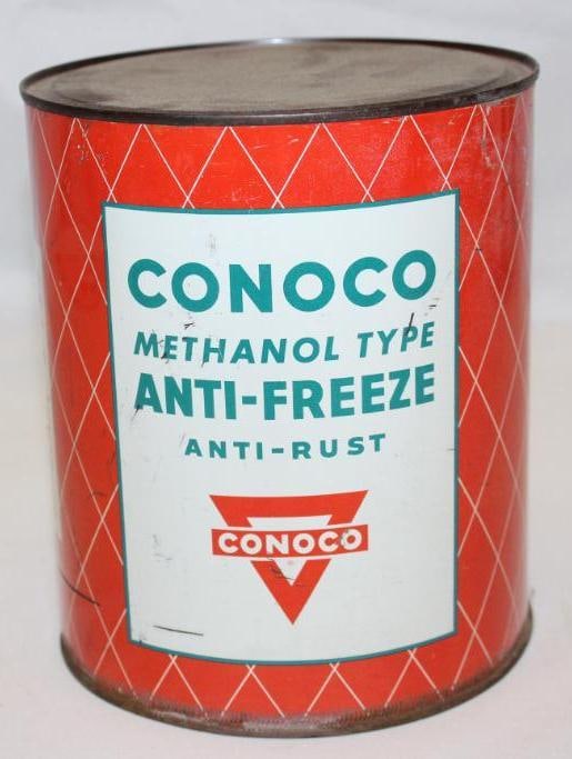 Conoco Methanol Type 1 Gallon Antifreeze Can (1 of 4)