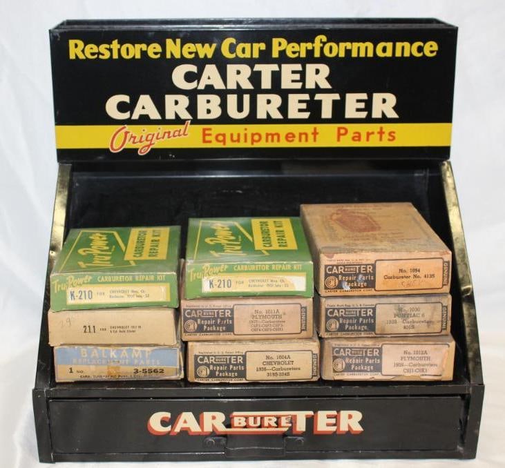 Carter Carburetor Advertising Countertop Display (1 of 8)