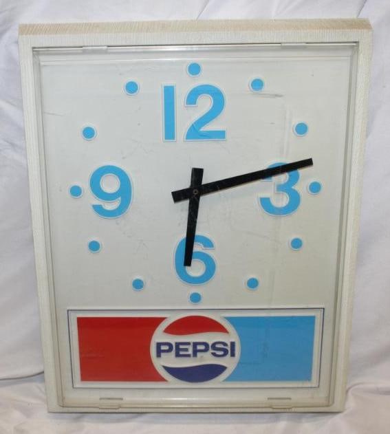 Pepsi Cola Advertising Clock (1 of 4)