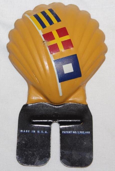 Shell Advertising License Plate Topper (1 of 3)