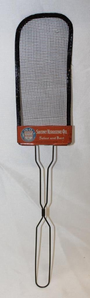 Socony Kerosene Oil Advertising Fly Swatter from 1914 (1 of 4)