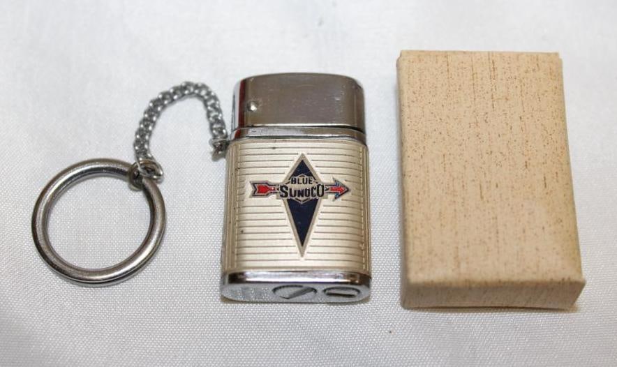 NOS Blue Sonoco Keychain Lighter (1 of 4)
