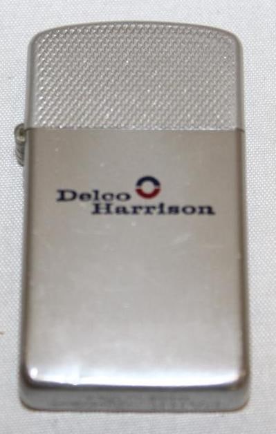 Delco Harrison Park Advertising Lighter Zippo Style: 2.25" x 1.25" x .5"