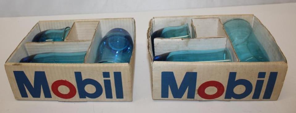 Set of 6 Mobil Gas Station Drinking Glasses with Boxes (1 of 3)