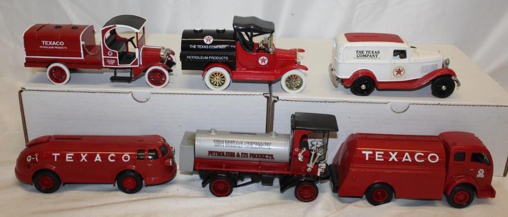 Group of 6 Texaco Diecast Ertl Coin Banks (1 of 5)