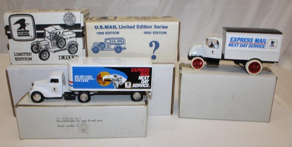 Group of 4 US Mail Delivery Trucks by Ertl (1 of 4)