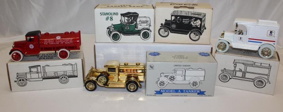 Group of 5 Ertl Toy Truck Advertising Banks (1 of 5)