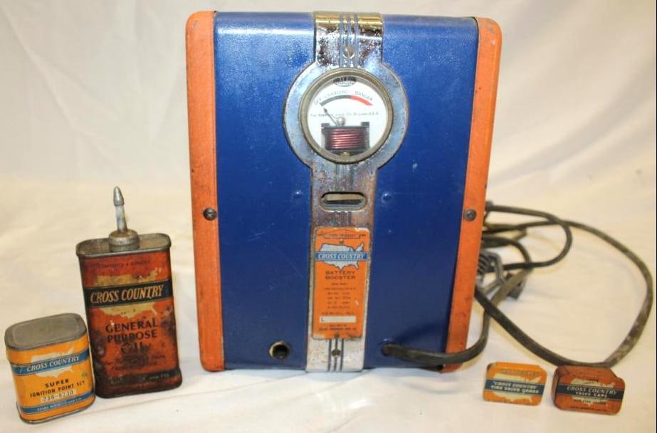 Group of 5 Cross Country Sears Advertising Items and Cans (1 of 5)