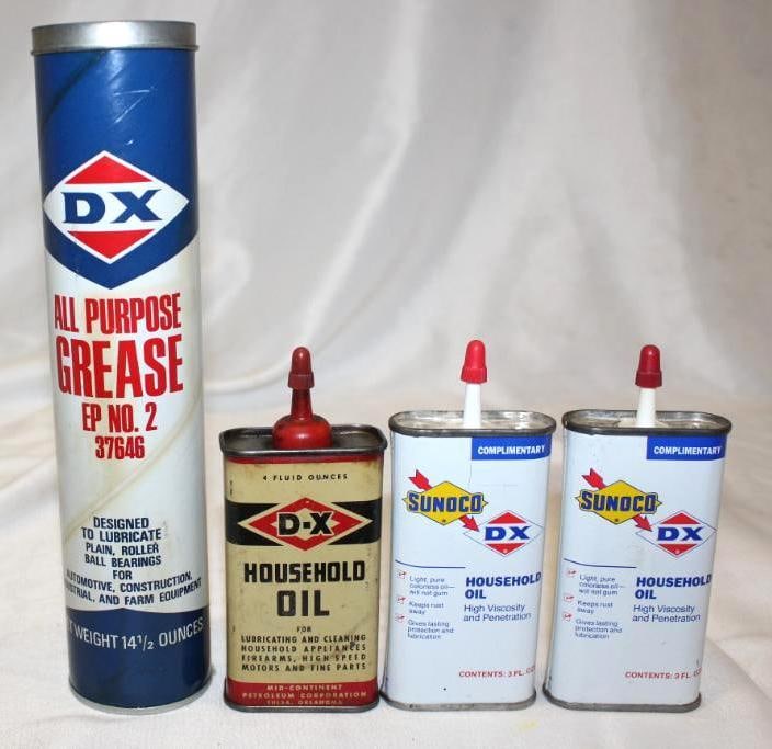 Group of 4 DX Sonoco Oilers and Grease (1 of 2)