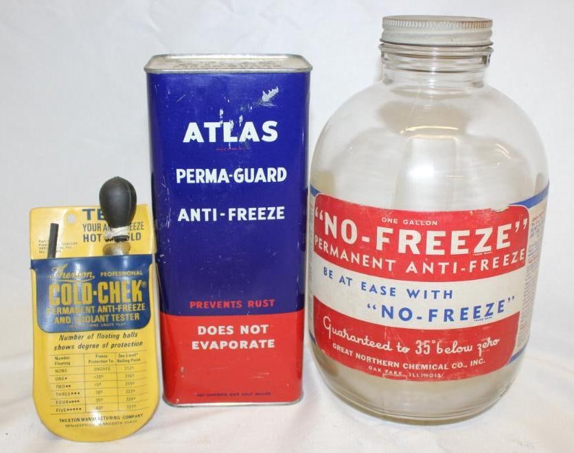 Group of 3 Antifreeze Advertising Items (1 of 3)