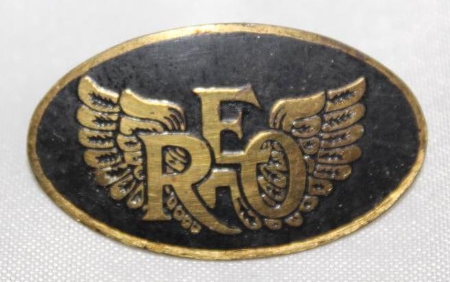 Early 1910's Brass REO Emblem Badge (1 of 2)