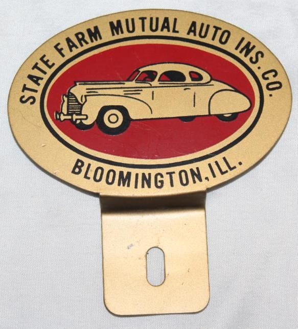 State Farm Mutual Auto Insurance Advertising License Plate Topper (1 of 2)
