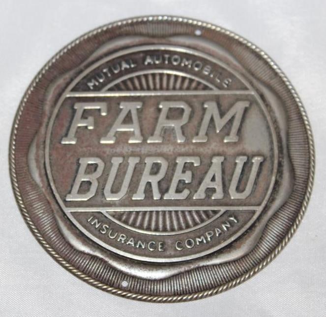 Farm Bureau Automobile Insurance Radiator Emblem Badge (1 of 2)
