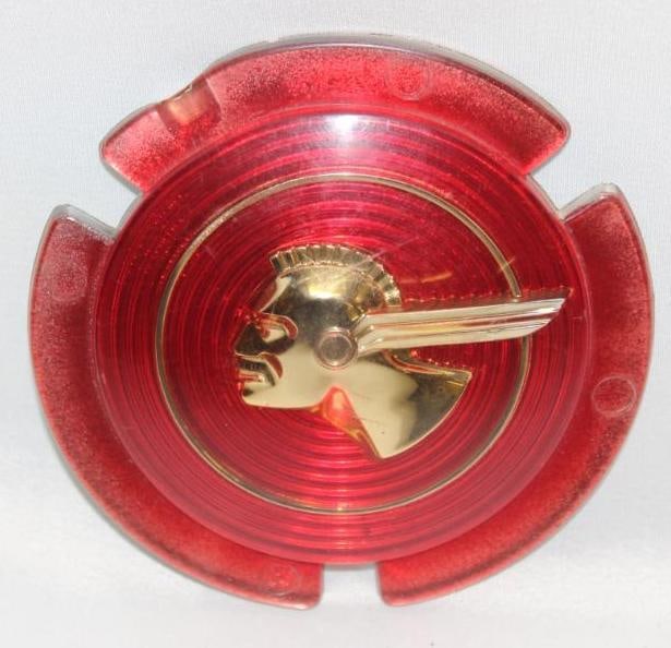 1950 Pontiac Radiator Grill Emblem Badge - Gold (1 of 2)