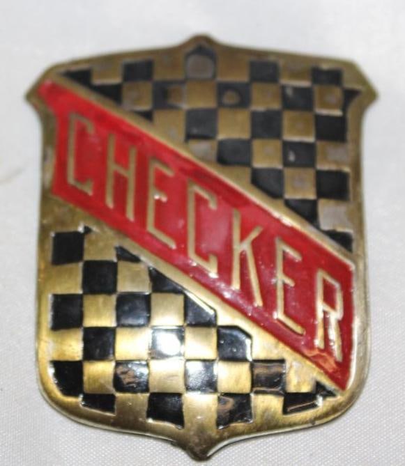 1931 Checker Cab Radiator Emblem Badge (1 of 2)