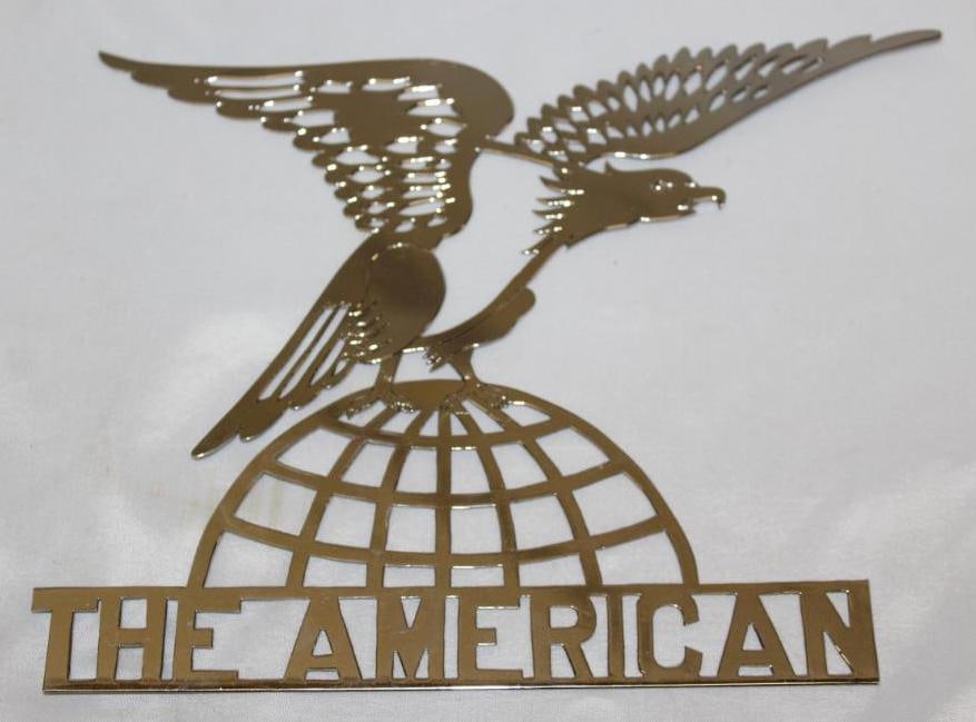 The American Underslung Eagle Radiator Emblem Script (1 of 2)