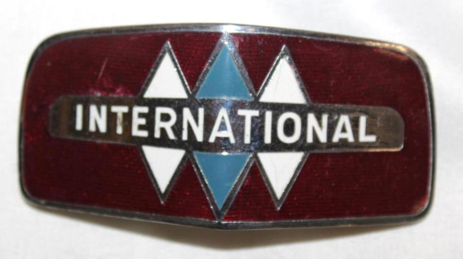 1947-1949 International KB Truck Radiator Emblem Badge (1 of 2)