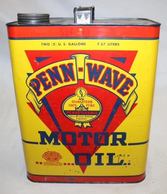 Penn-Wave 2 Gallon Motor Oil Can (1 of 4)