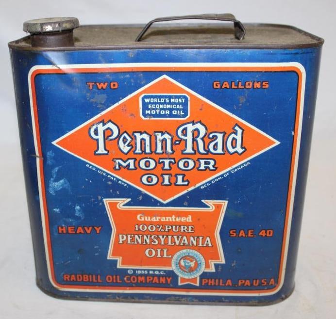 Pennrad 2 Gallon Motor Oil Can (1 of 4)