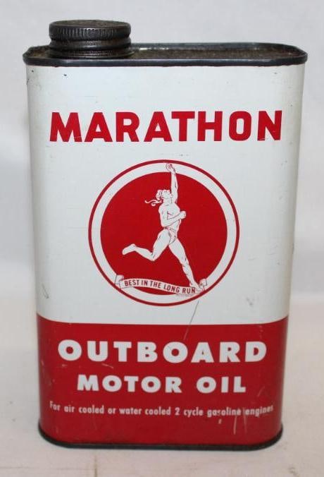 Marathon Outboard Quart Oil Can (1 of 4)