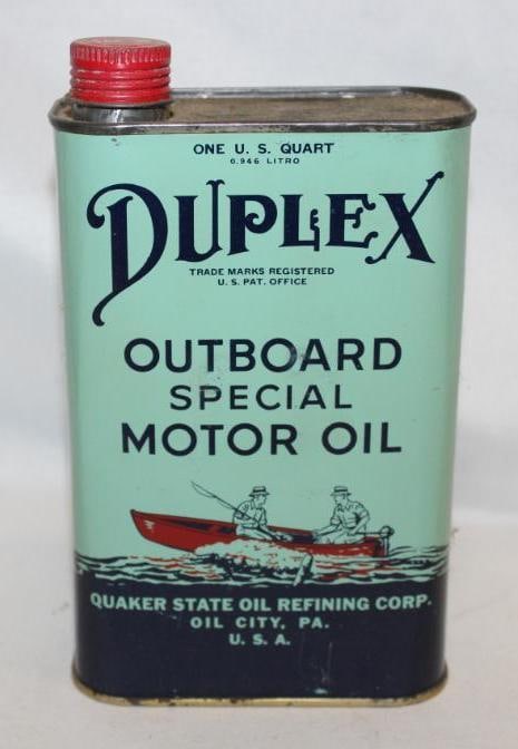 Quarker State Duplex Special Outboard Quart Oil Can (1 of 4)