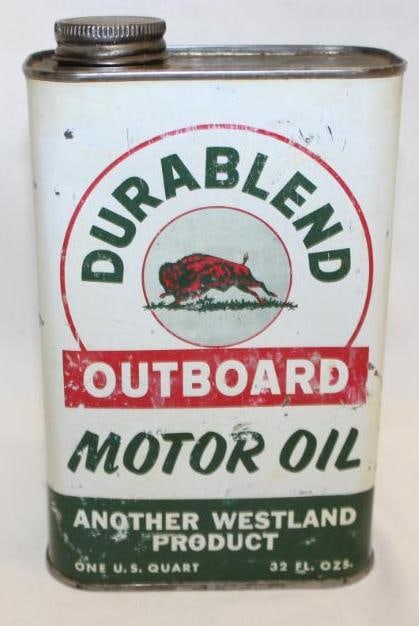Westland Durablend Graphic Outboard One Quart Oil Can (1 of 4)