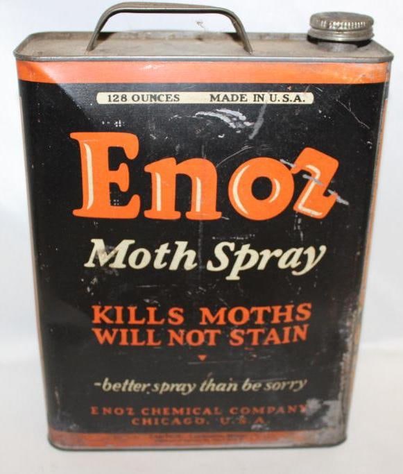 Enoz Moth Spray 1 Gallon Oil Can (1 of 4)