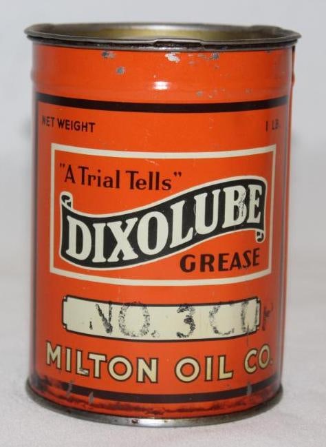 Dixolube Milton Oil Co One Lb Grease Can (1 of 4)