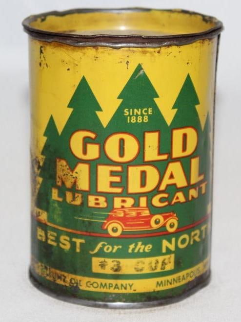 Kunz Gold Medal One Lb Grease Can (1 of 4)