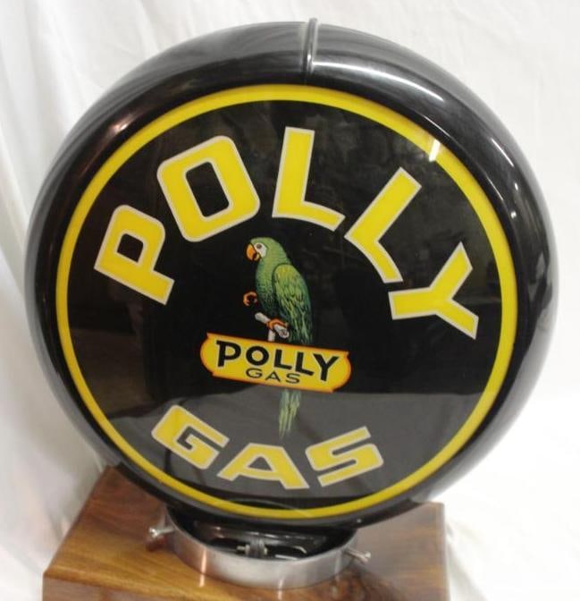 Reproduction Polly Gas Gilmore Gas Pump Globe on Capco Body (1 of 7)