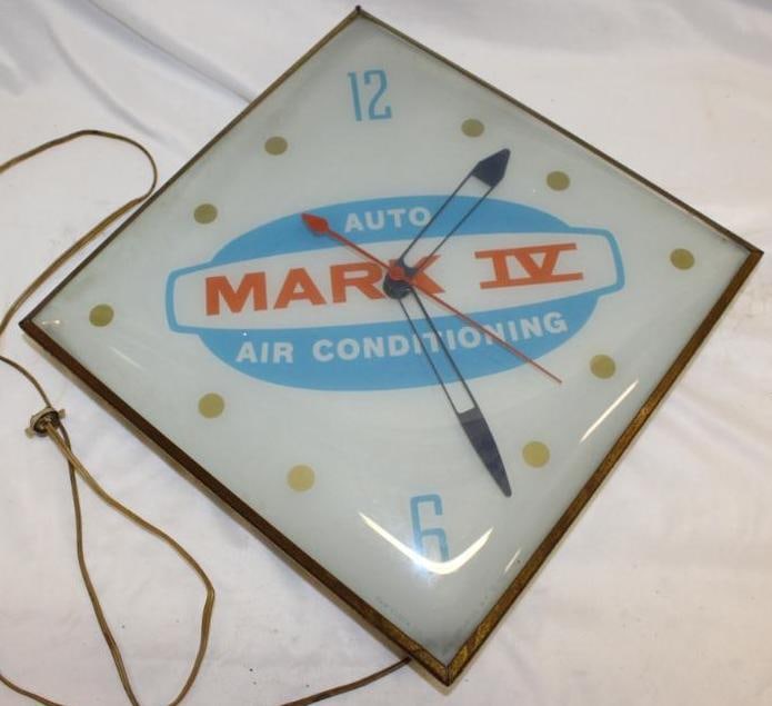 1960 Mark IV Autombile Air Conditioning Advertising PAM Clock (1 of 6)