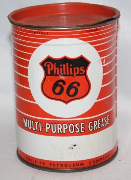 Phillips 66 One Lb Grease Can (1 of 3)
