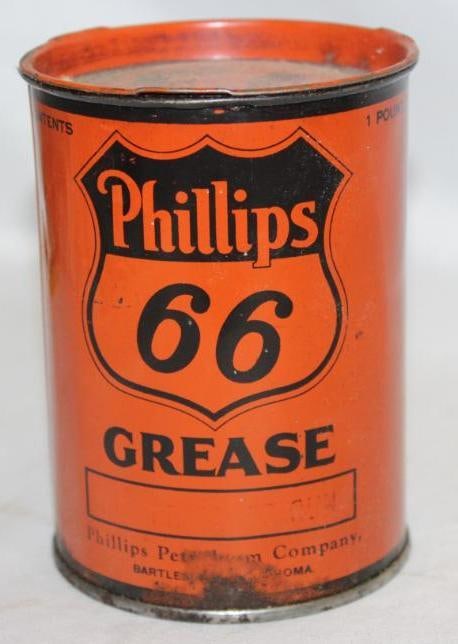 Phillips 66 One Lb Grease Can (1 of 4)