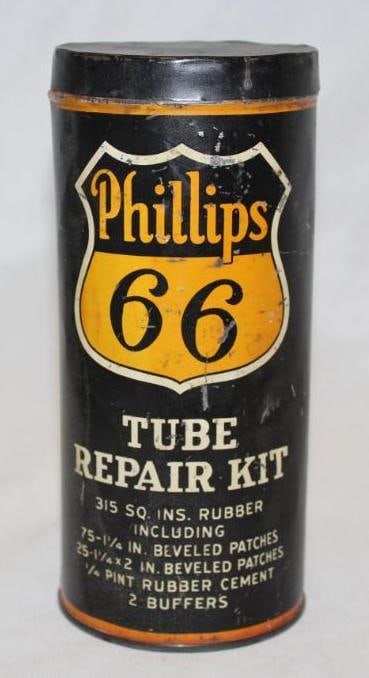 Phillips 66 Large Shop Size Tire Tube Repair Kit Can (1 of 4)