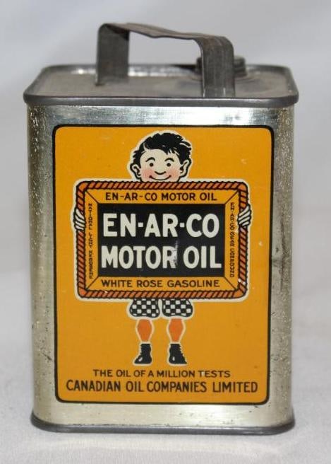 En-Ar-Co White Rose Oil Can Bank (1 of 5)